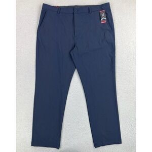 Johnston & Murphy Pants Mens 38x30 Navy XC4 Extreme Comfort Microfiber Chino NEW